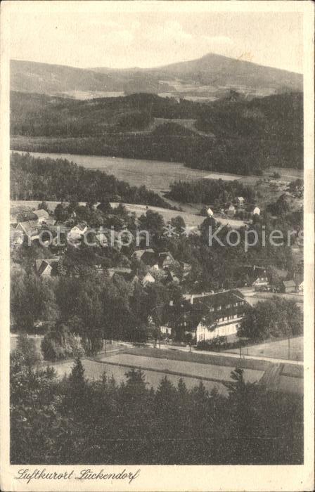 Lueckendorf mit Kurhaus und Jeschken
