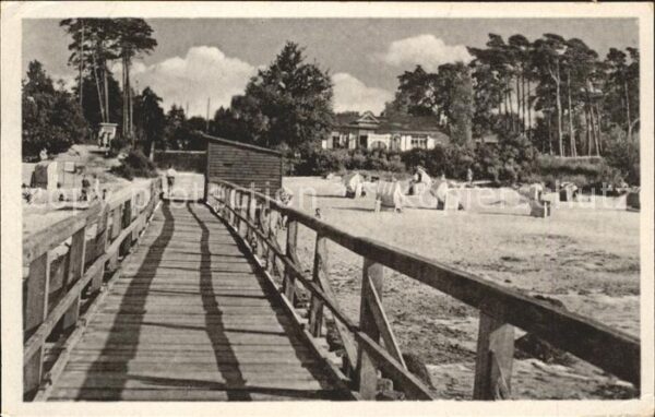 Lubmin Ostseebad Seebrücke Strandleben