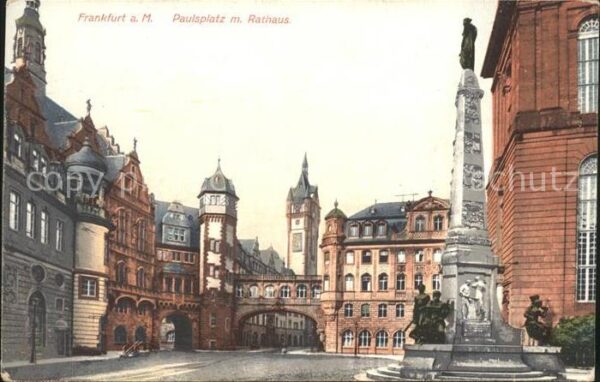 Frankfurt Main Paulsplatz Rathaus