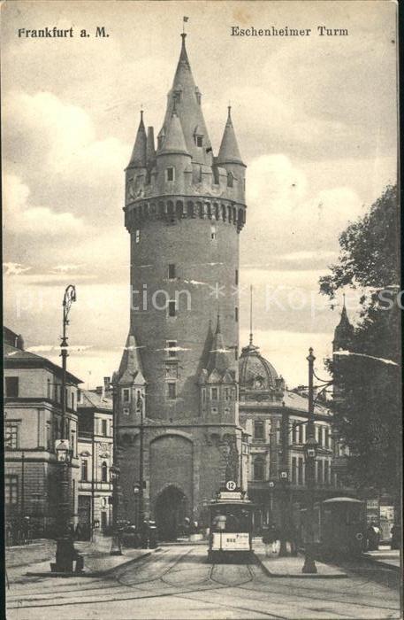 Frankfurt Main Eschenheimer Turm Strassenbahn
