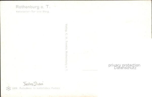 Rothenburg Tauber kobolzeller-Tor und Steig – Bild 2