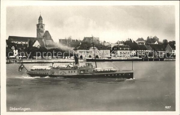 Ueberlingen Bodensee Dampfer Seepartie