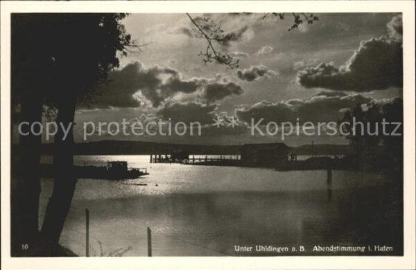 Unteruhldingen Abend im Hafen