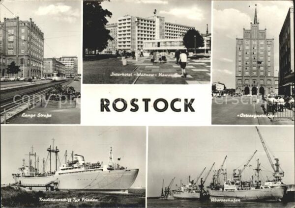Rostock Lange Strasse Interhotel-Warnow Hafen S
