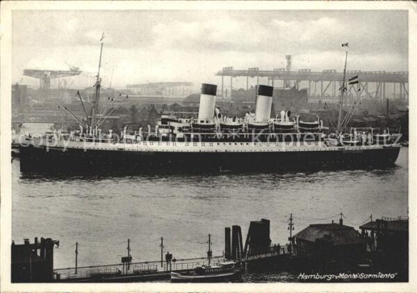 Hamburg Monte Sarmiento Schiff Dampfer