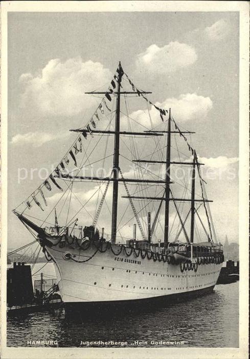 Hamburg Segelschiff Dreimaster Jugendherberge H