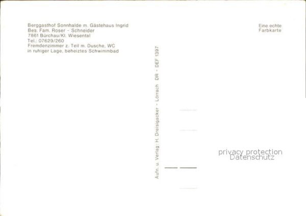 Buerchau Berggasthof Sonnhalde Pferd Schwimmbad – Bild 2