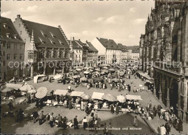 Freiburg Breisgau Markt Kaufhaus Münster