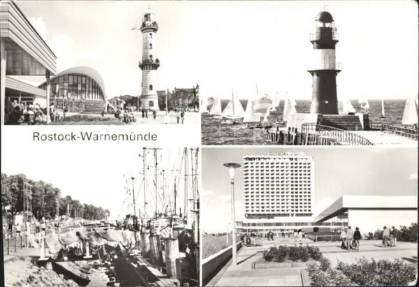 Warnemuende Ostseebad Leuchttürme