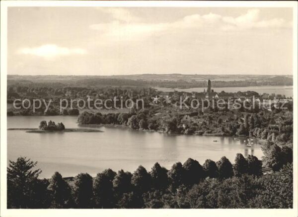 Ploen See Blick von Parnaß auf den Schöhsee