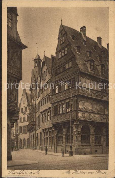Frankfurt Main Römer alte Häuser