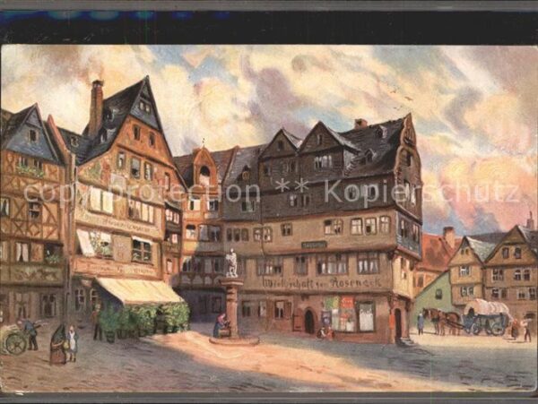 Frankfurt Main Künstlerkarte