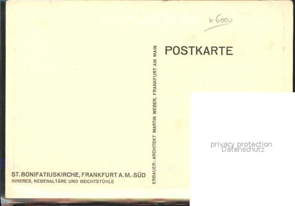 Frankfurt Main St. Bonifatiuskirche innen – Bild 2