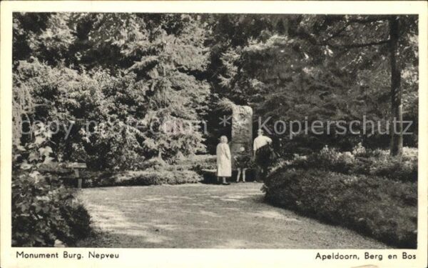 Apeldoorn Berg en Bos Monument Burg Nepveu