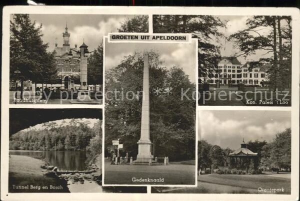 Apeldoorn Oranjepark Berg en Bosch Raadhuisplein