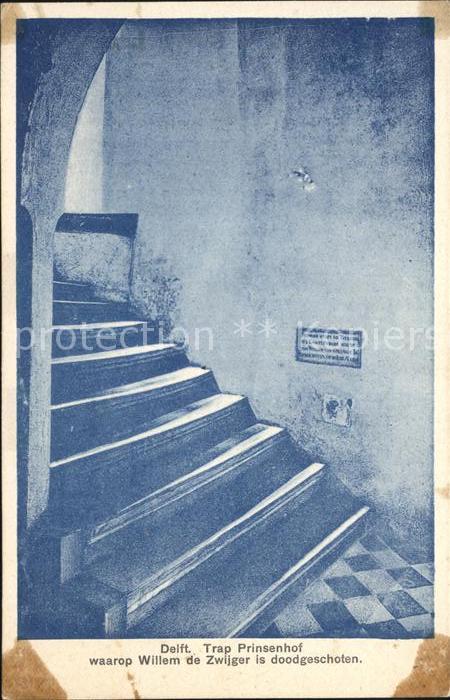 Delft Prinsenhof Trap Willem de Zwijger is do