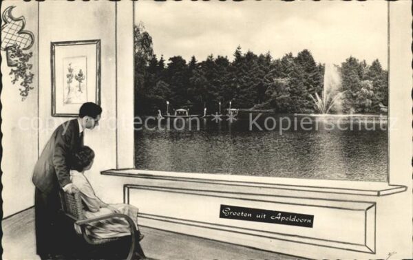 Apeldoorn Park mit Fontaine