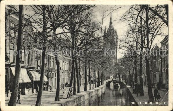 Delft Oude Delft Brücke