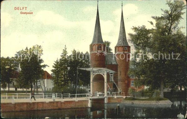 Delft Oostpoort Ziehbrücke