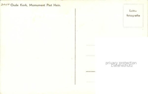 Delft Oude Kerk Monument Piet Hein – Bild 2