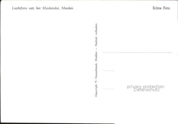 Muiden Fliegeraufnahme Muiderslot Schloss – Bild 2