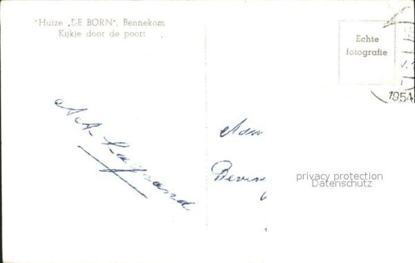 Bennekom Huize De Born Kijkje door poort – Bild 2