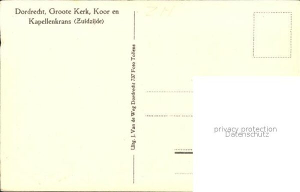 Dordrecht Kerk Koor Kapellenkrans – Bild 2