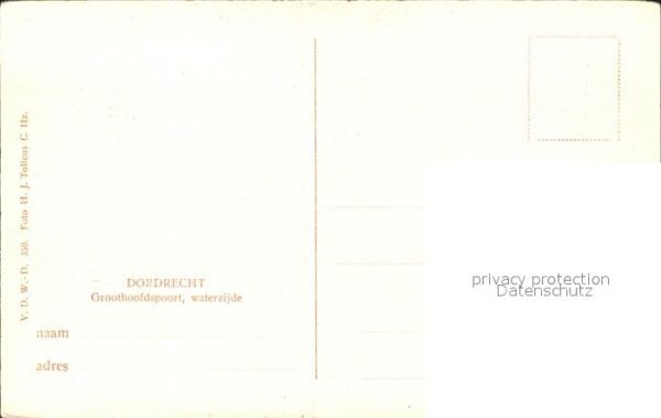 Dordrecht Groothoofdspoort waterzijde – Bild 2