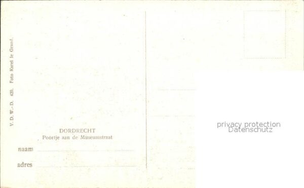 Dordrecht Poortje Museumstraat – Bild 2