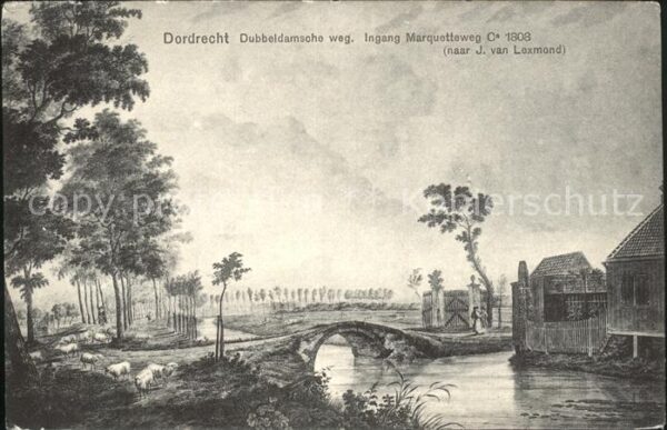 Dordrecht Dubbeldamsche weg Ingang Marquetteweg