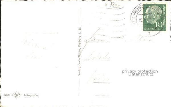 Freiburg Breisgau Günterstal mit Schauinsland – Bild 2
