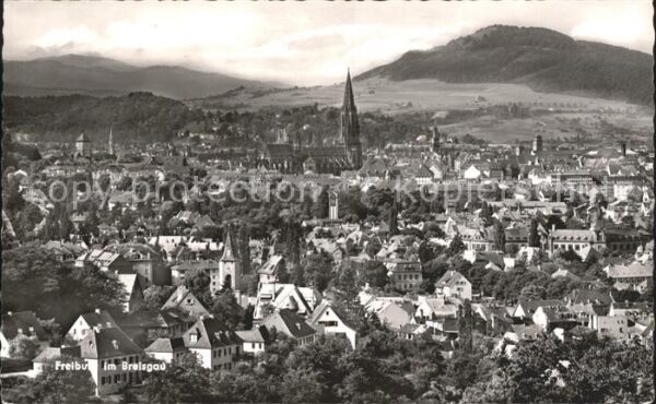 Freiburg Breisgau Teilansicht mit Münster