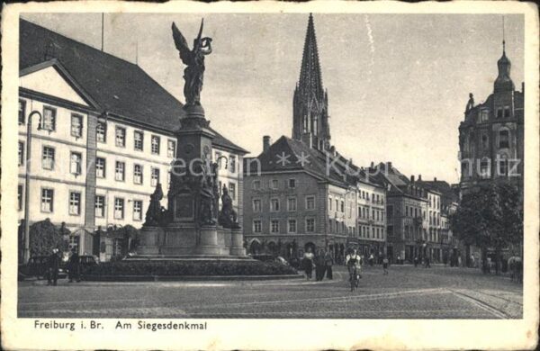 Freiburg Breisgau Am Siegesdenkmal