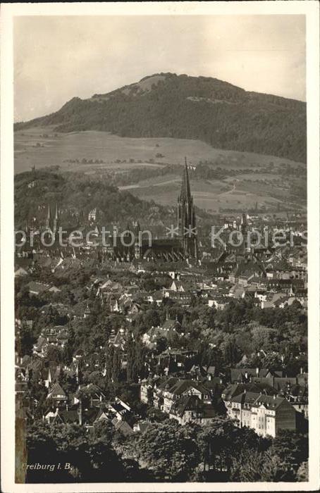 Freiburg Breisgau Teilansicht mit Münster