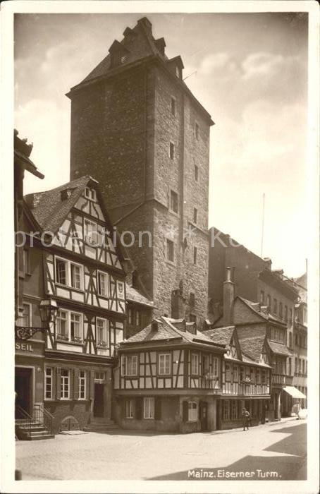 Mainz Rhein Eiserner Turm