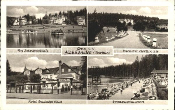 Hahnenklee-Bockswiese Harz Schwanenteich Kurhaus Bockswiese Hotel