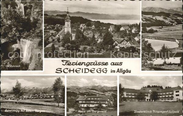Scheidegg Allgaeu Rohrbach Bodensee Strandbad Haus Bergwa