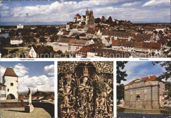 Breisach Rhein Panorama Hagenbachtor Hochaltar Rheinto