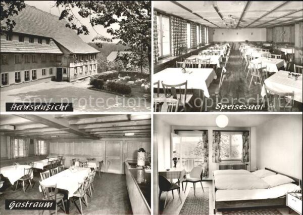 St Maergen Gasthof Pension Rössle Speisesaal Gastr
