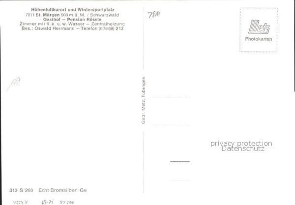 St Maergen Gasthof Pension Rössle Speisesaal Gastr – Bild 2