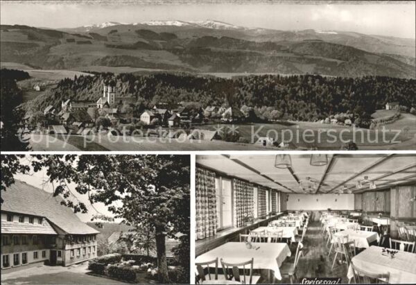 St Maergen Gasthof Pension Rössle Speisesaal Panor