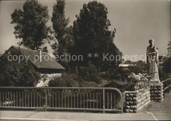 Messkirch Ablachbrücke mit Neopomuk