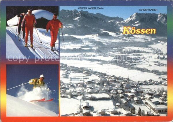 Koessen Tirol Wilder Kaiser Zahmer Kaiser Skiläufer