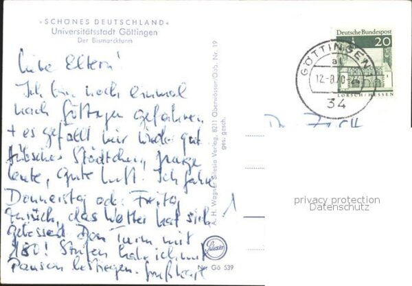 Goettingen Niedersachsen Bismarckturm – Bild 2
