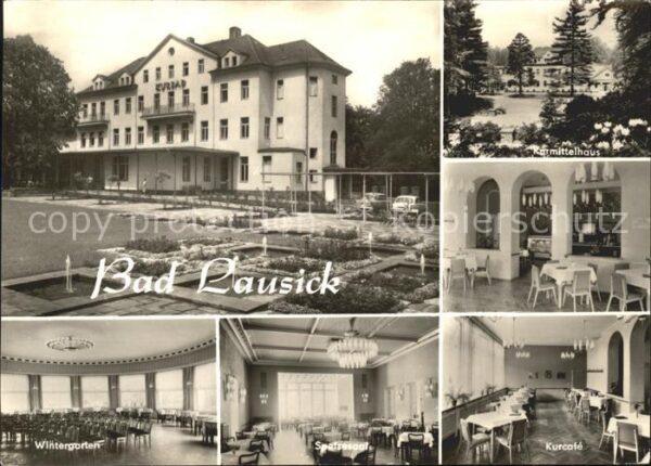 Bad Lausick Kurhaus Wintergarten Speisesaal Kurcafe