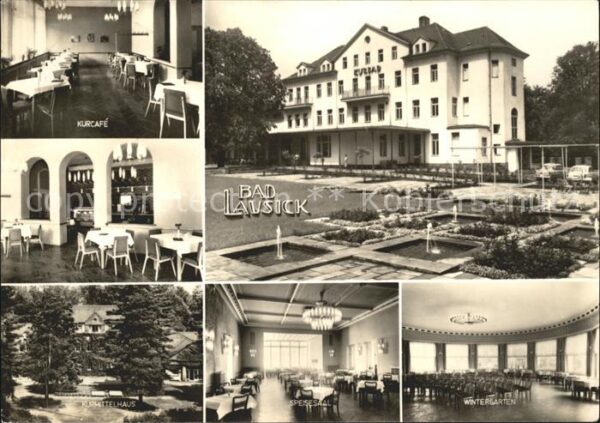 Bad Lausick Kurmittelhaus Kurcafe Speisesaal Winter