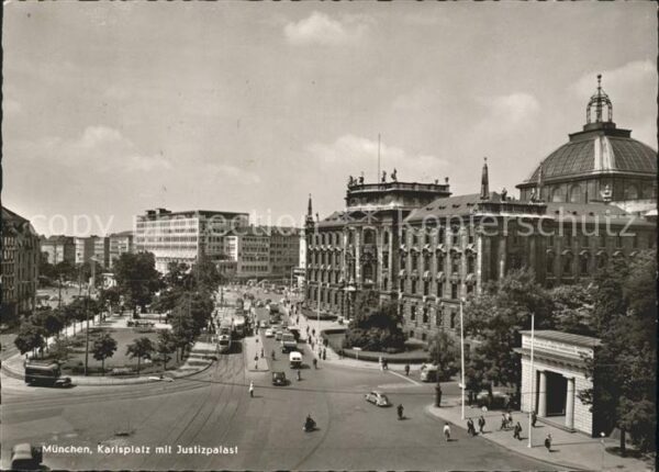 Muenchen mit Justizpalast