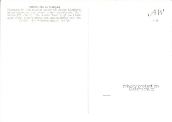 Stuttgart Stiftskirche – Bild 2