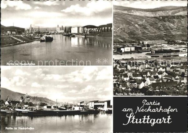 Stuttgart Partien am Neckarhafen