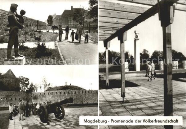Magdeburg Promenade der Völkerfreundschaft